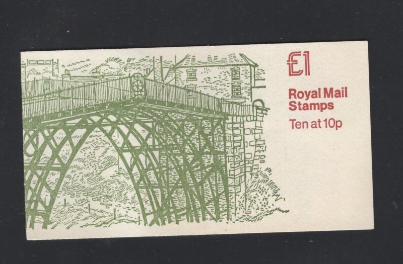 GB - #FH1a  1979  £1 Telford Ironbridge booklet  CV £2.50