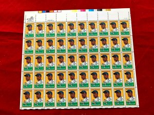 Scott 2016 jack Robinson Sheet of 50 Mint Never Hinged BCV:$60.00