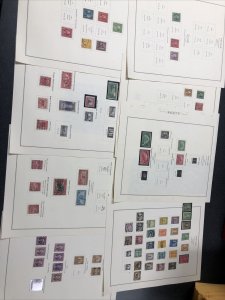US Collection on Scott Pages 1800’s - 1980 Mint & Used lots of Catalogue Value 