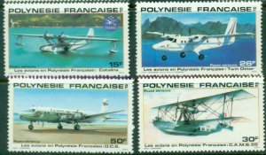 French Polynesia 1980 Planes used in Polynesia MUH