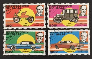 Mali 1987 #546-9, Henry Ford, Used/CTO.