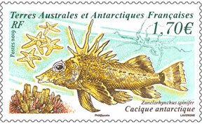 FSAT Scott #606 Antarctic Fish MNH