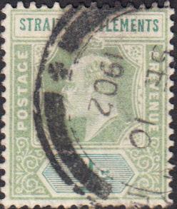 Straits Settlements #93 Used