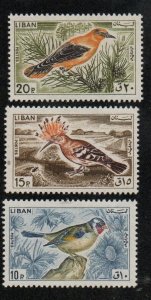 Lebanon 435-436, 438 Mint hinged