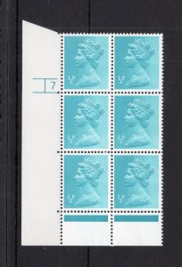 1/2p PCP1 MACHIN UNMOUNTED MINT CYLINDER 7 BLOCK APS PERF MCC £24