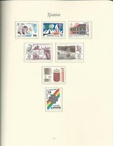 Small Collection of Late 1981-1984 Spain Unused Never Hinged