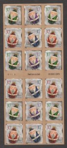 U.S. Scott #3894b Christmas Ornament Stamps - Mint NH Booklet Pane