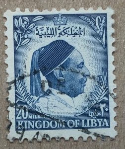 Libya 1952 20m King Idris, used. Scott 141, CV $0.90