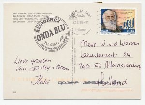 Postcard / Stamp Italy 2009 Charles Darwin - The Origin of Species