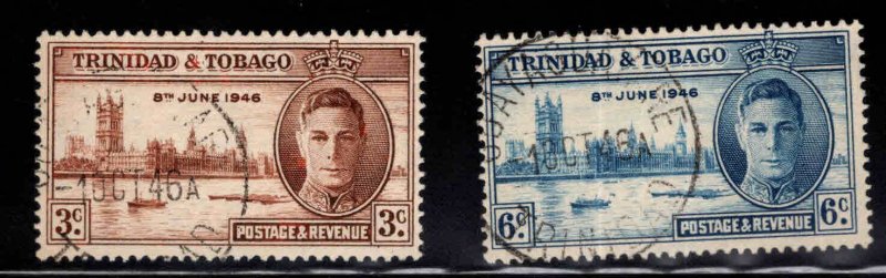 Trinidad  & Tobago Scott 62-63 Used set, typical cancels