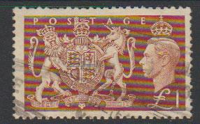 GB George VI  SG 512 used parcel cancel