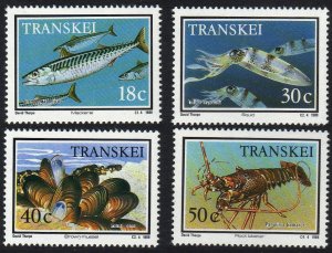 1989 Transkei 238-241 Sea fauna