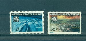 Australian Antarctic Terr. - Sc# L19-20. Ann. Antarctic Treaty. MNH. $5.35.