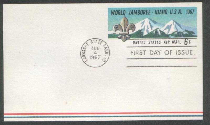 1967 6c pc World Scout Jamboree Idaho FDC