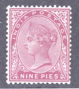 India, Scott #37, MH