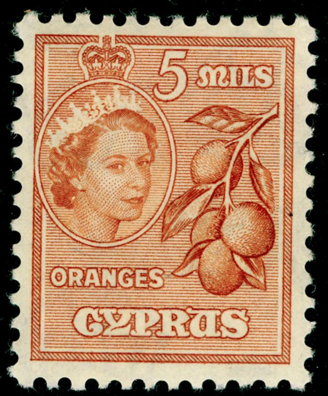 CYPRUS SG175, 5m brown-orange, M MINT. 