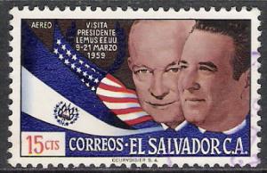 Salvador #C184 Airmail Used