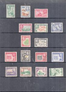 FIJI 1938 VALUES TO 5/- USED + OTHER 