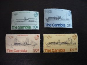Stamps - The Gambia - Scott# 408-411 - Mint Never Hinged Set of 4 Stamps