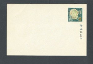 Ryukyu Island 1966 Postal Card UX30 W/Graphics On Back Mint