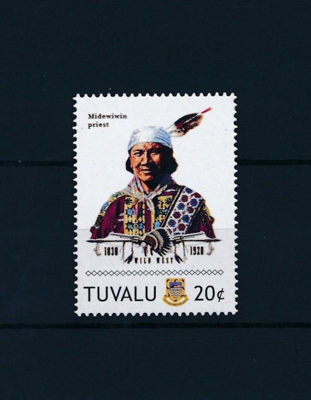 [80914] Tuvalu 2011 Native Americans Indians Midewiwin Priest MNH