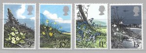 Great Britain 855-58 Wild Flowers set MNH