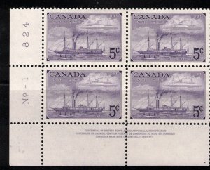 CANADA Scott # 312 MNH - Stamp Centennial LL Plate Block