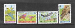 BIRDS - MONTSERRAT #1021-4  MNH