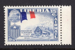 Liberia 1956 15¢ ERROR Stamp-OG MNH  SC# C116  Pls See Description (ref# 220124)