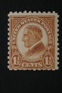 United States #582 1 1/2 Cent Harding Perf 10 1925 MNH