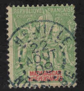 Madagascar Malagasy Scott 32 Used from 1896-1906 NavCom set