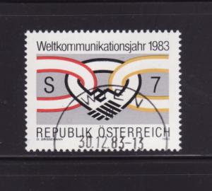 Austria 1233 Set U World Communications Year (B)