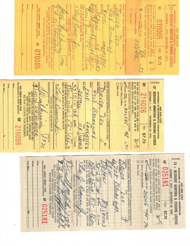 US  RW39 RW38 RW40 used complete  license