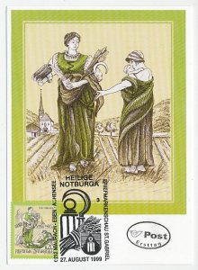 Maximum card Austria 1999 St. Notburga - Sickle