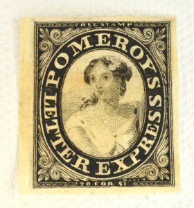 US LOCAL STAMP POMEROY'S LETTER EXPRESS 5C MNH, 1844