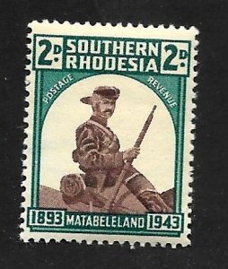 Southern Rhodesia 1943 - MNH - Scott #64