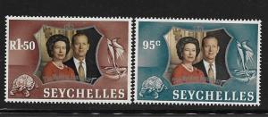 Seychelles 1972 Silver Wedding Issue Omnibus Sailfish Tortoise MNH A39