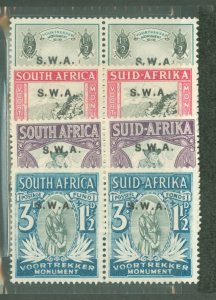 South West Africa #B1-B4  Single (Complete Set)