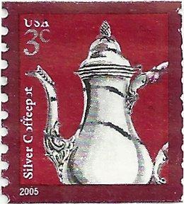 # 3759 USED SILVER COFFEE POT