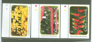 Cook Islands #O88-O102  Single (Complete Set) (Flora) (Flowers)