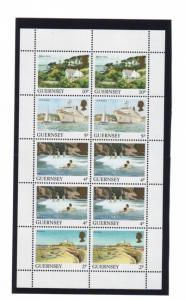 Guernsey Sc 292a 1985 views miniature sheet mint