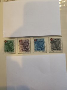 Stamps German Occupation Scott #5B1-4 used