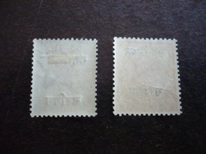 Stamps - Indian Convention State Gwalior-Scott#O30,O44- Mint Hinged 2 Stamps