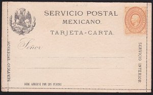 MEXICO Early lettercard - unused...........................................a4681