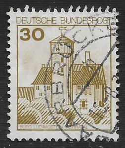 Germany #1234 30pf Castle, Ludwigstein ~ Used