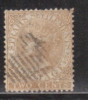 Straits Settlement Scott # 10, used