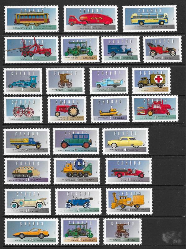 CANADA (152) Stamps ALL Different Mint Never Hinged FV=C$64.55