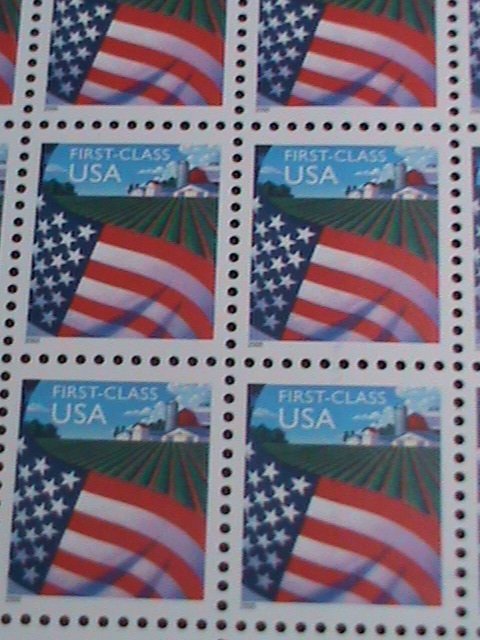 ​UNITED STATES-2000 SC# 3450 FLAG OVER FARM MNH FULL SHEET- VERY FINE