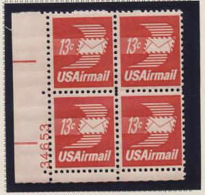 C79  MNH plate block 
