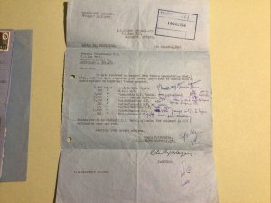 Rhodesia airmail Air Letter Cover 6 Items Ref A1270 